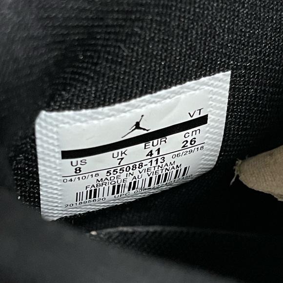 Men’s Size 8 (Euro Sz 41) Jordan 1 Retro High OG Reverse Shattered Backboard - Picture 10 of 17